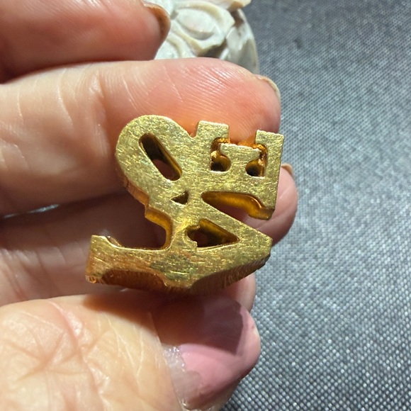 Iconic 1969 Robert Indiana Gold-Tone Love Sculptural Pop Art Ring Size 4.25 (1) - Picture 4 of 8
